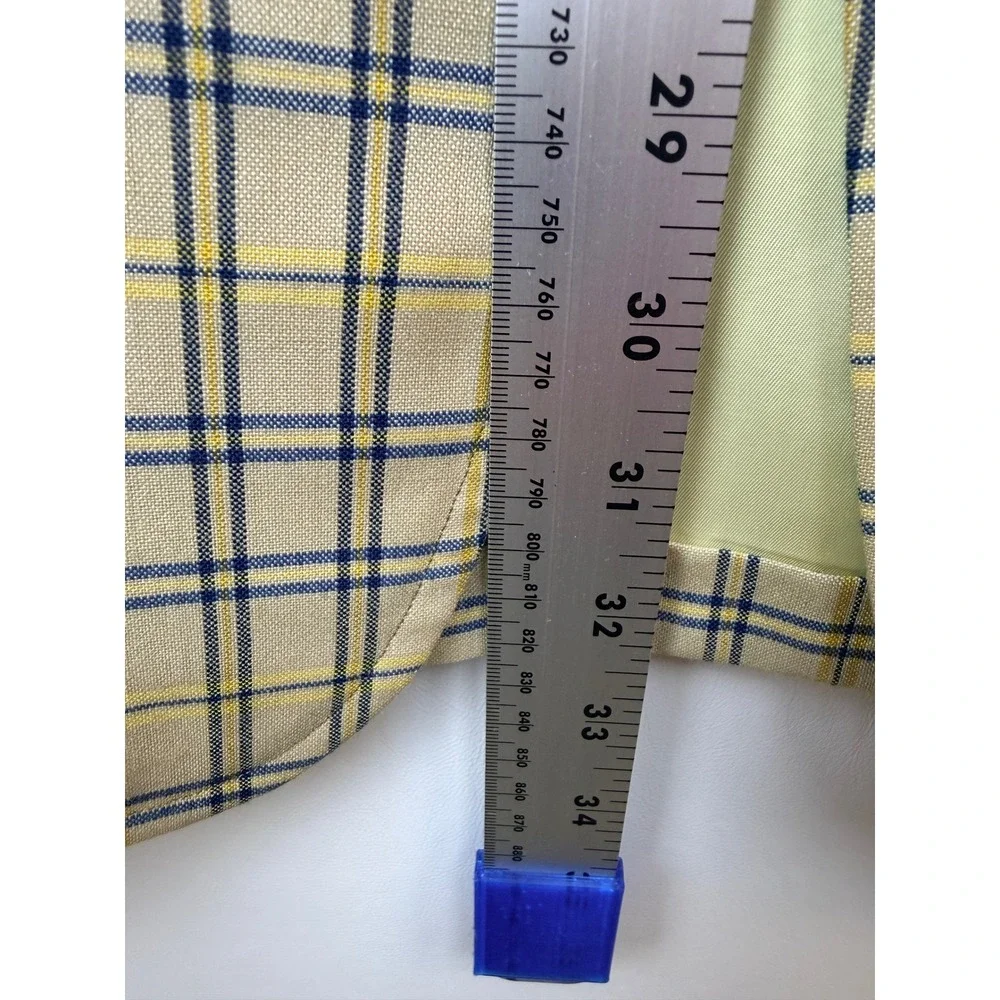 Vintage Corbin Gentlemen's Clothing Plaid Blazer Check Sport Coat Mens - Picture 6 of 12